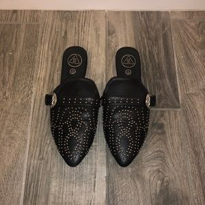 Missguided western mule flats